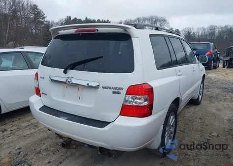 2007 Toyota Highlander Hybrid V6 from USA, damaged, VIN JTEEW21A570045982